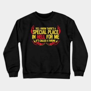 hell throne Crewneck Sweatshirt